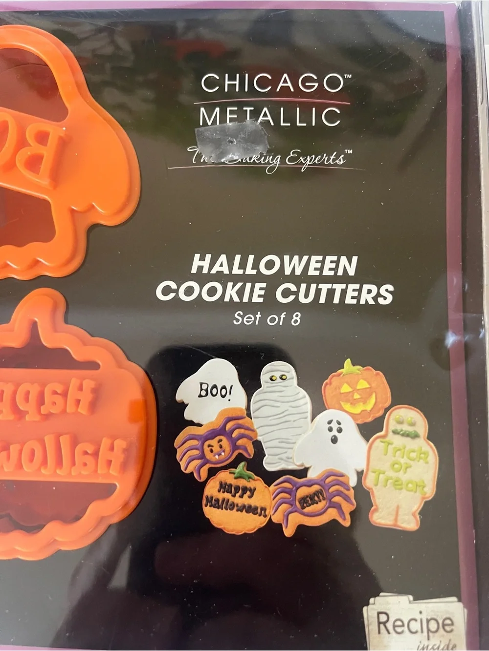 Chicago Metallic Halloween Cookie Cutters 8 pieces New In Box